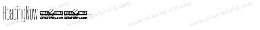 HeadingNow 56字体转换
